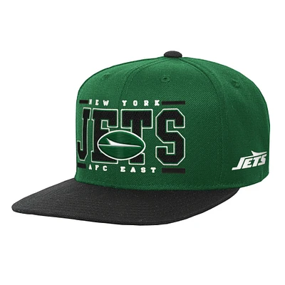 Youth Green New York Jets Retro Deadstock Snapback Hat