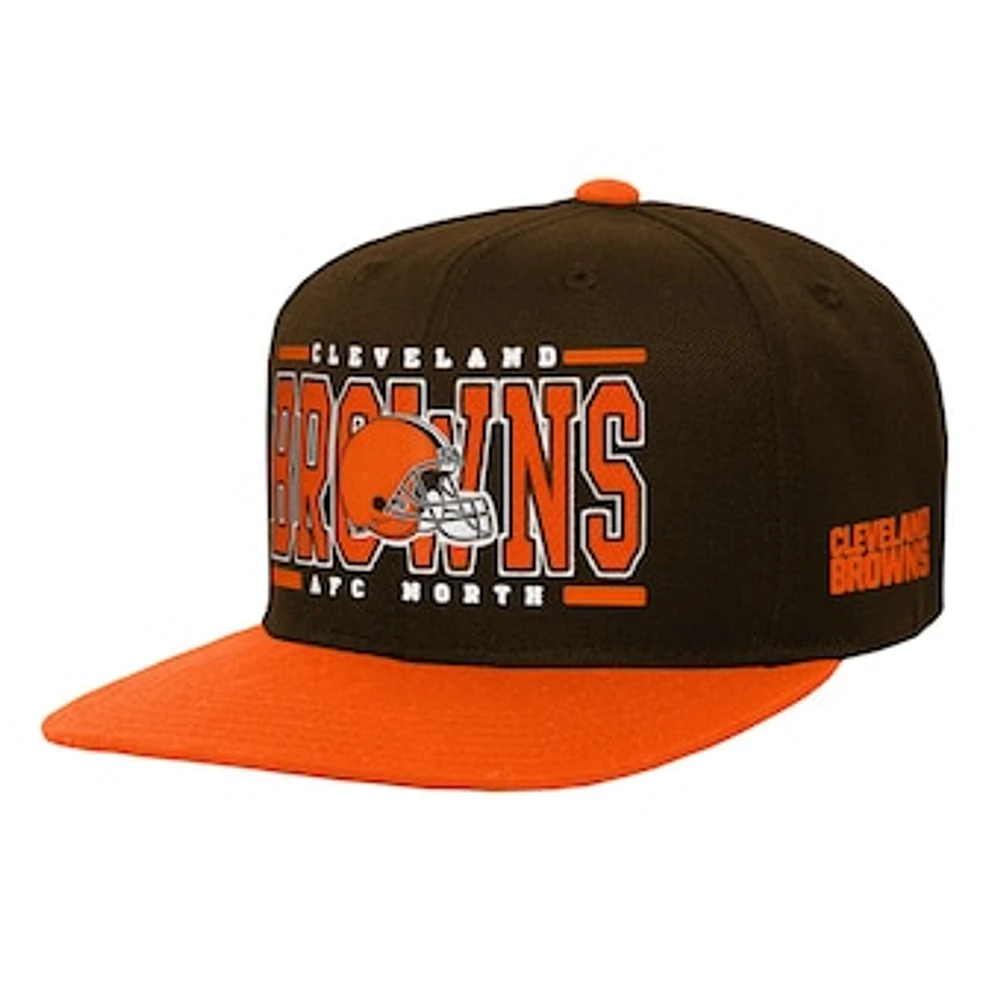 Youth Brown Cleveland Browns Retro Deadstock Snapback Hat