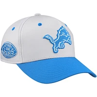 Youth Silver/Blue Detroit Lions Pro-Sport Precurved Structured Adjustable Hat