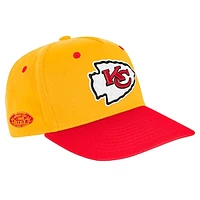 Youth Gold/Red Kansas City Chiefs Pro-Sport Precurved Structured Adjustable Hat