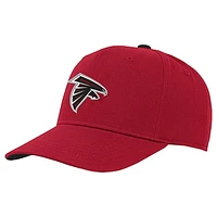 Youth Red Atlanta Falcons Team Pre-Curved Adjustable Hat