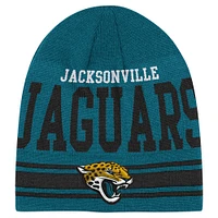 Youth Teal Jacksonville Jaguars Retro Knit Beanie