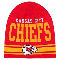 Youth Red Kansas City Chiefs Retro Knit Beanie