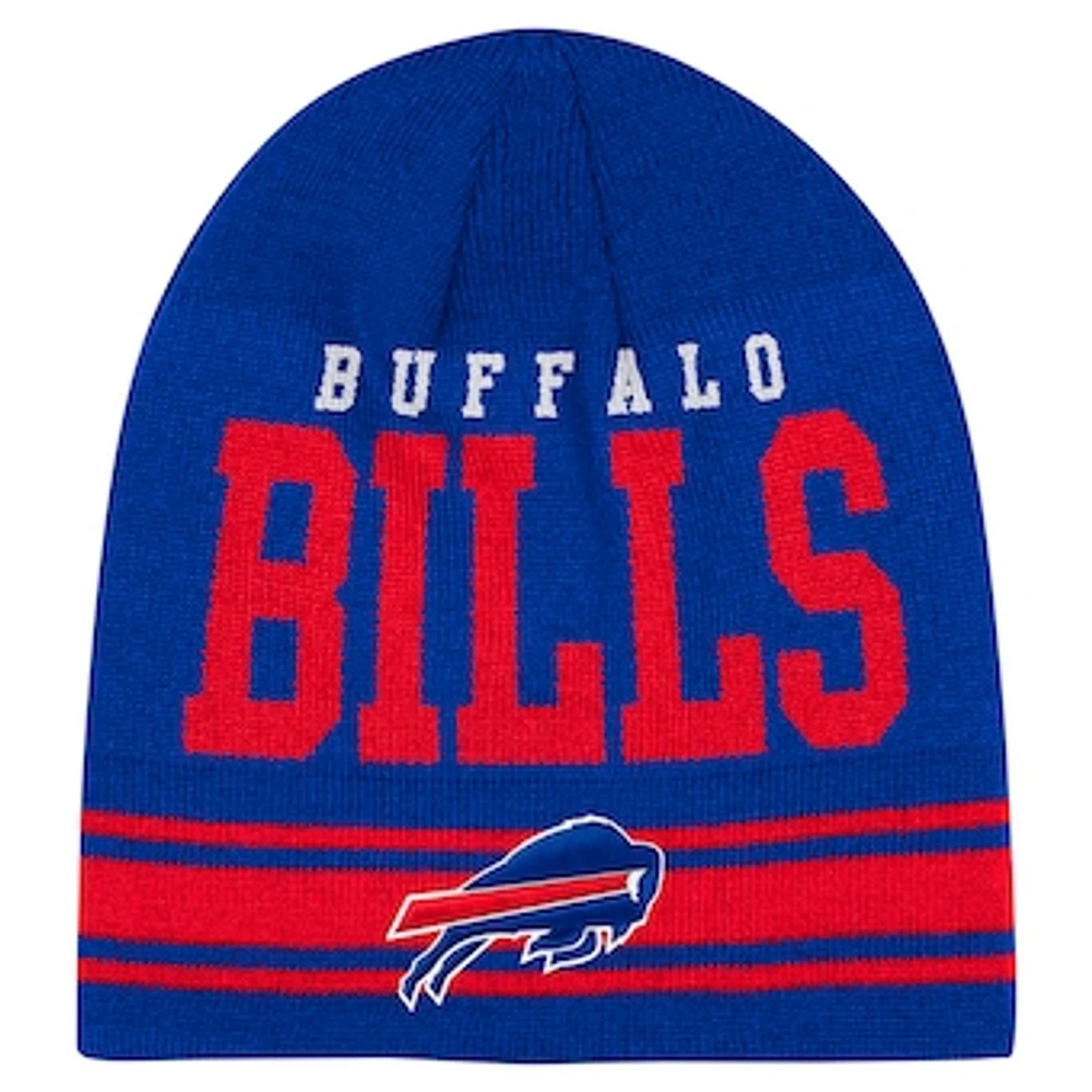 Youth Royal Buffalo Bills Retro Knit Beanie