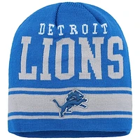 Youth Blue Detroit Lions Retro Knit Beanie