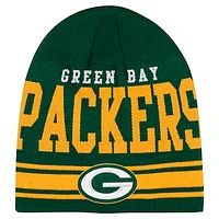 Youth Green Green Bay Packers Retro Knit Beanie