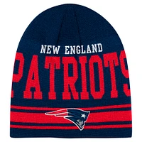 Youth Navy New England Patriots Retro Knit Beanie