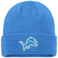 Youth Blue Detroit Lions Basic Cuffed Knit Hat