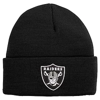 Youth Black Las Vegas Raiders Basic Cuffed Knit Hat