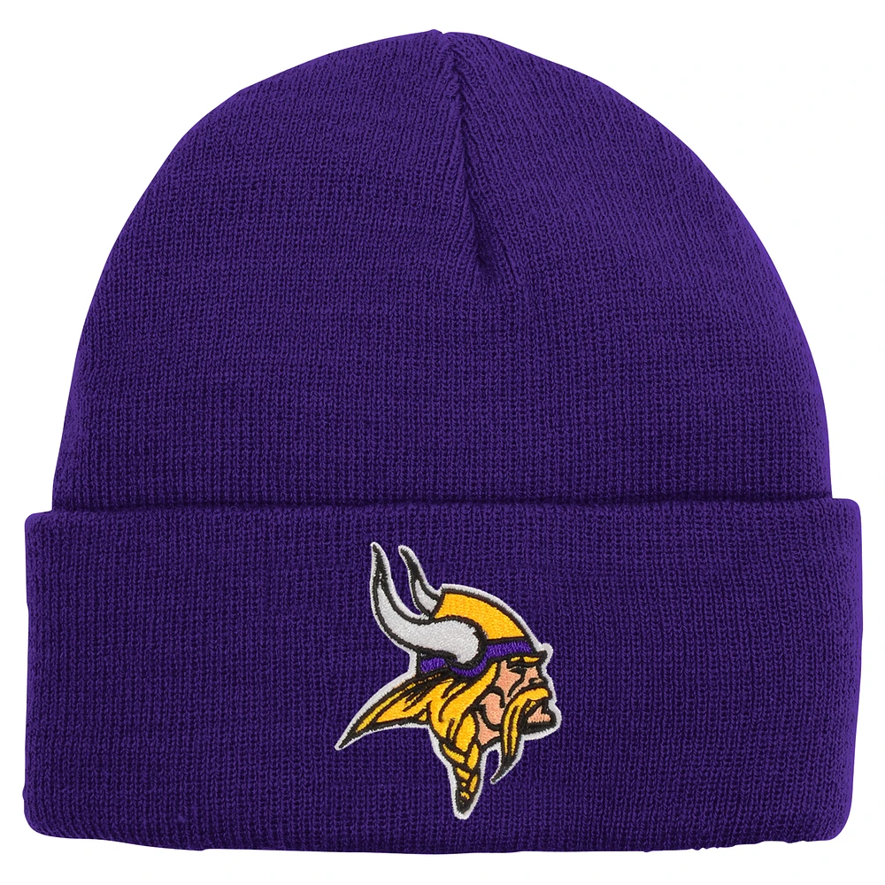 Youth Purple Minnesota Vikings Basic Cuffed Knit Hat