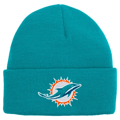 Youth Aqua Miami Dolphins Basic Cuffed Knit Hat