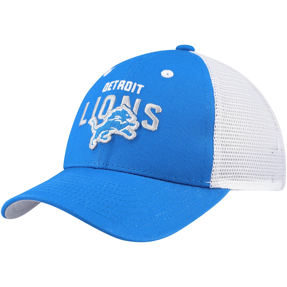 Preschool Blue Detroit Lions Core Lockup Trucker Adjustable hat