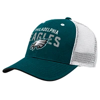 Preschool Midnight Green Philadelphia Eagles Core Lockup Trucker Adjustable hat