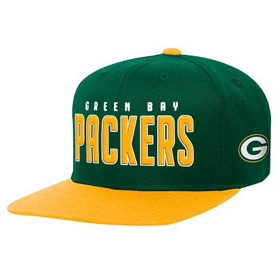 Preschool Green/Gold Green Bay Packers Lock Up Snapback Hat