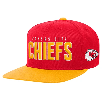 Preschool Red/Gold Kansas City Chiefs Lock Up Snapback Hat