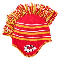 Preschool Red Kansas City Chiefs Mohawk Stripe Knit Hat