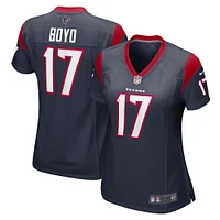 Women's Nike Kris Boyd  Navy Houston Texans Game Jersey