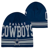 Youth Navy Dallas Cowboys Retro Knit Beanie