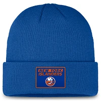 Men's Fanatics Royal New York Islanders Authentic Pro Cuffed Knit Hat