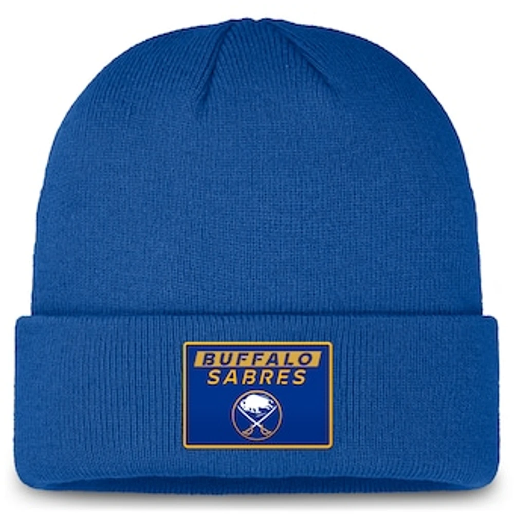 Men's Fanatics Royal Buffalo Sabres Authentic Pro Cuffed Knit Hat