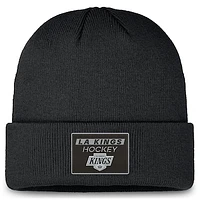 Men's Fanatics Black Los Angeles Kings Authentic Pro Cuffed Knit Hat