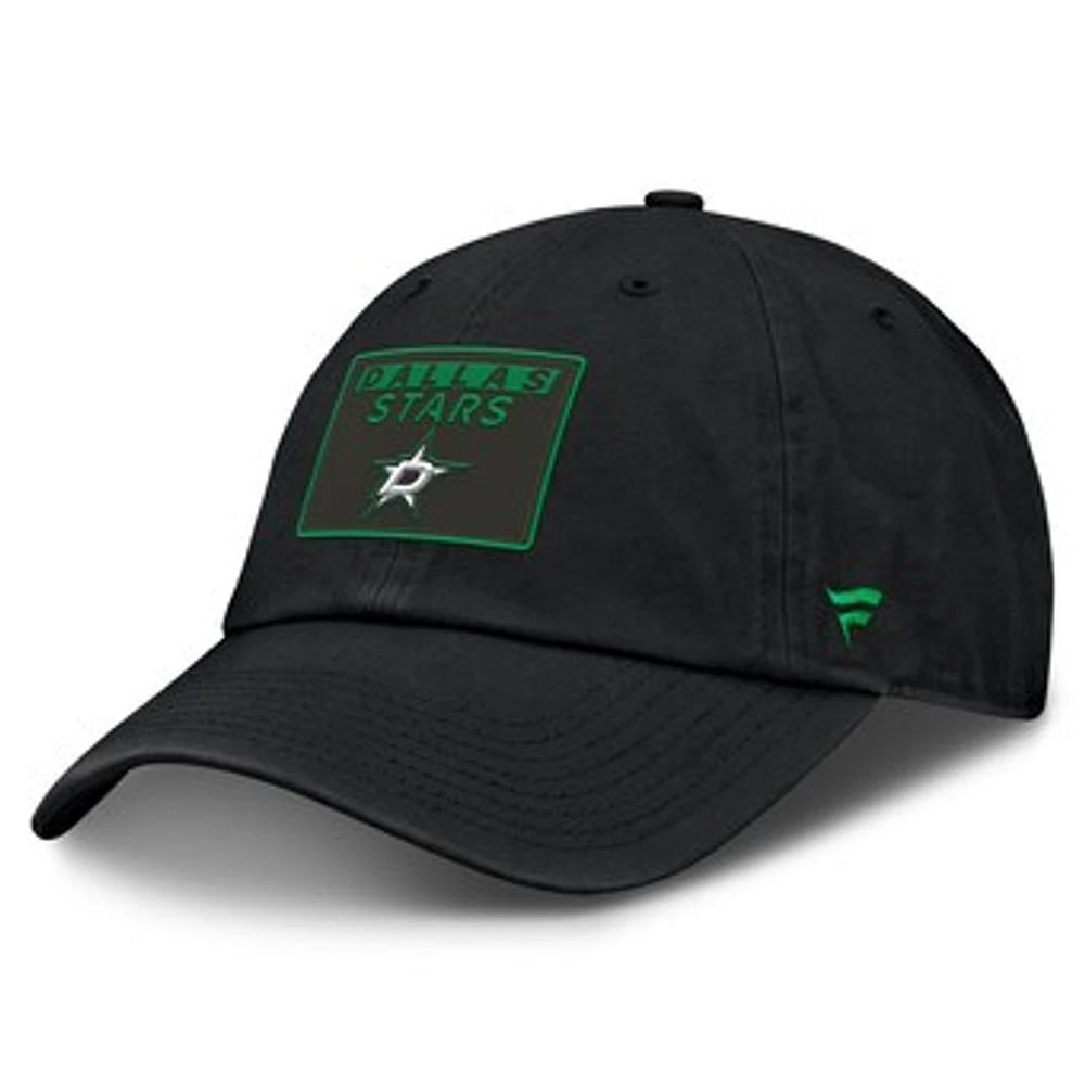 Men's Fanatics Black Dallas Stars Authentic Pro Prime Adjustable Hat