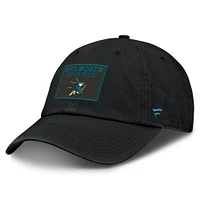 Men's Fanatics Black San Jose Sharks Authentic Pro Prime Adjustable Hat