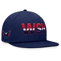 Men's Fanatics Navy Washington Capitals Authentic Pro Rink Snapback Hat