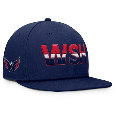 Men's Fanatics Navy Washington Capitals Authentic Pro Rink Snapback Hat