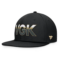 Men's Fanatics Black Vegas Golden Knights Authentic Pro Team Rink Snapback Hat