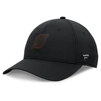 Men's Fanatics Black New Jersey Devils Authentic Pro Road Logo Adjustable Hat