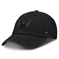 Men's Fanatics Black Washington Capitals Authentic Pro Road Adjustable Hat