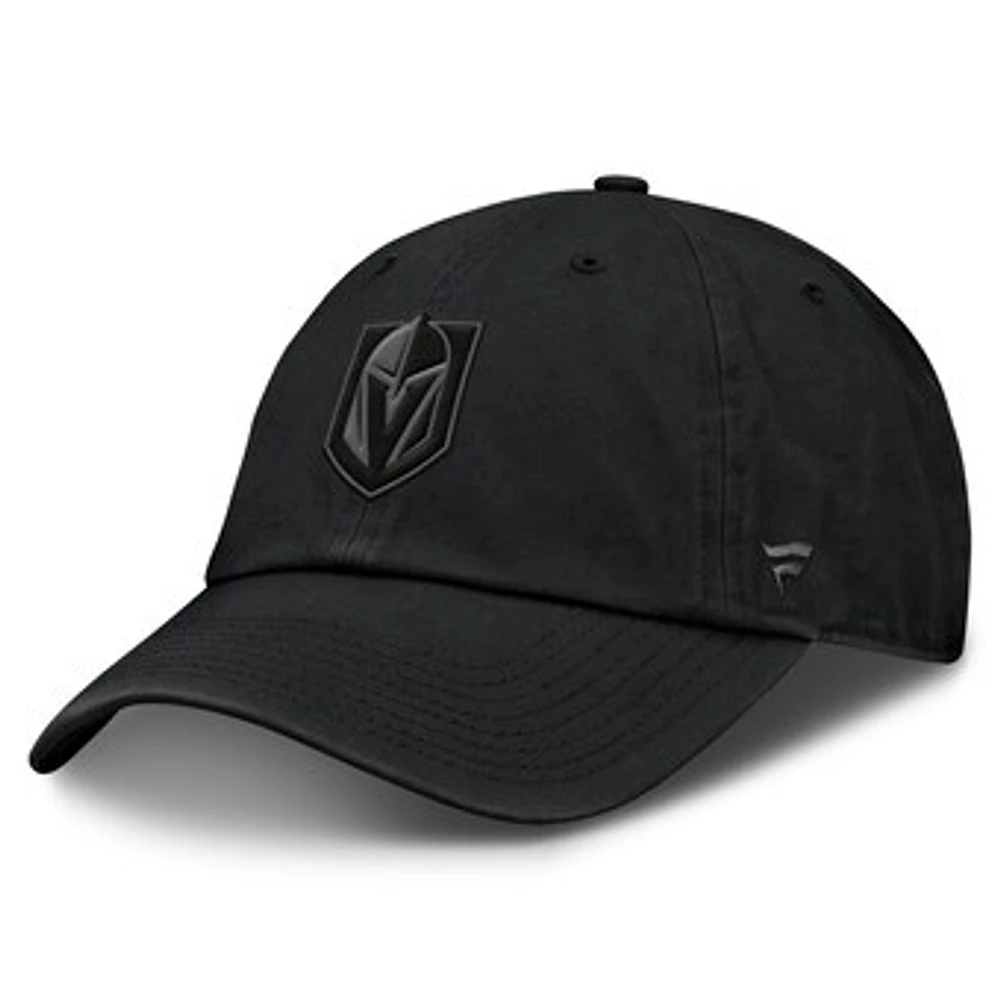 Men's Fanatics Black Vegas Golden Knights Authentic Pro Road Adjustable Hat