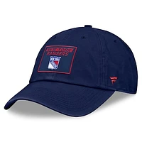 Women's Fanatics Navy New York Rangers Authentic Pro Rink Adjustable Hat