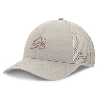 Women's Fanatics Tan Colorado Avalanche Authentic Pro Road Trucker Adjustable Hat