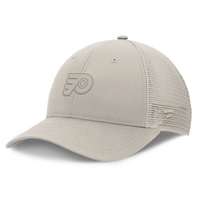 Women's Fanatics Tan Philadelphia Flyers Authentic Pro Road Trucker Adjustable Hat