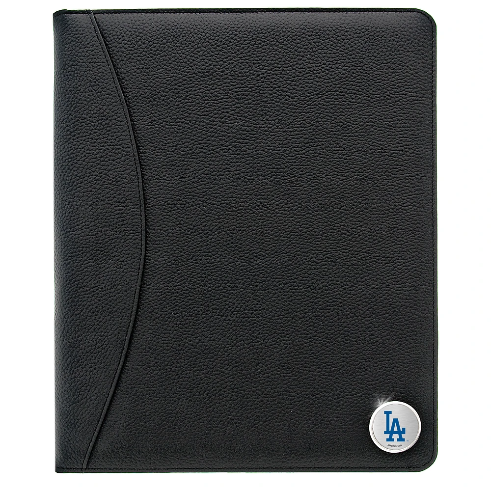 Los Angeles Dodgers Zippered Leather Portfolio