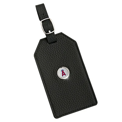 Los Angeles Angels Leather Luggage Tag