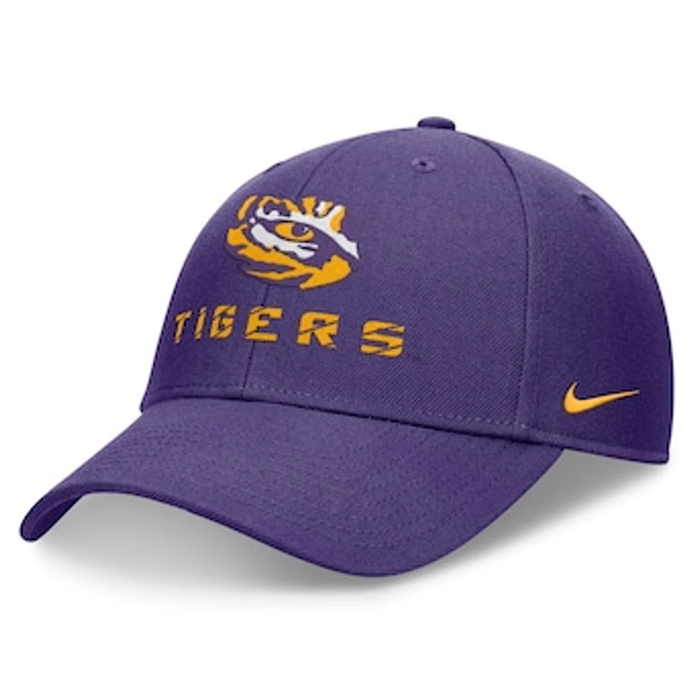 Men's Nike Purple LSU Tigers Primetime Rise Adjustable Hat