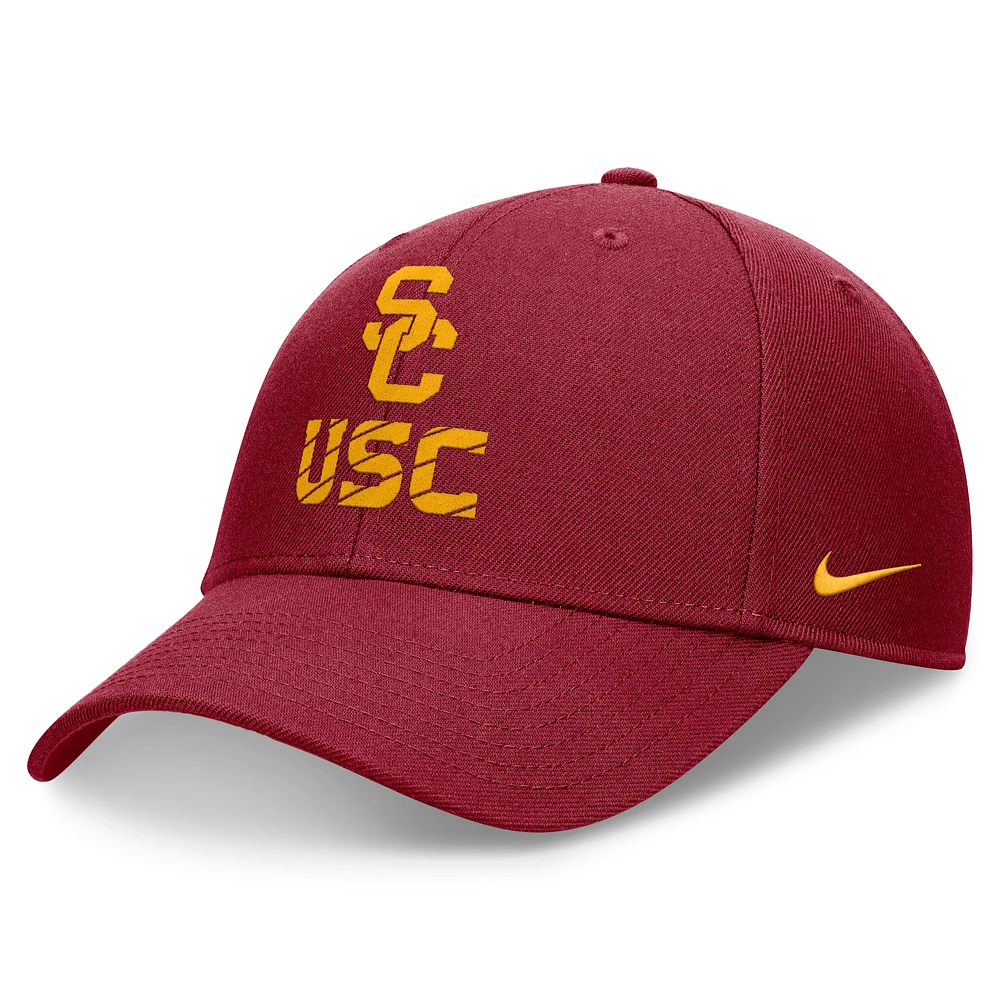 Men's Nike Cardinal USC Trojans Primetime Rise Adjustable Hat