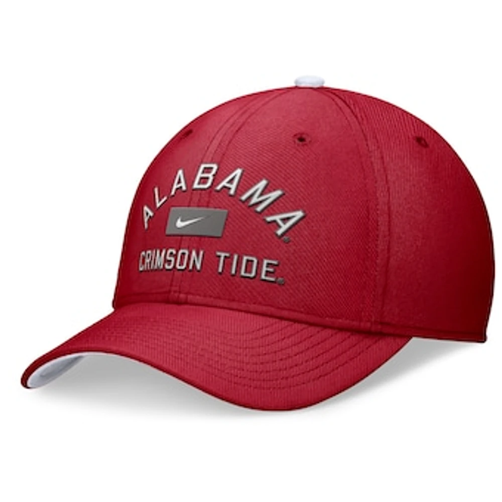 Men's Nike Crimson Alabama Crimson Tide Primetime Rise Swoosh Flex Hat