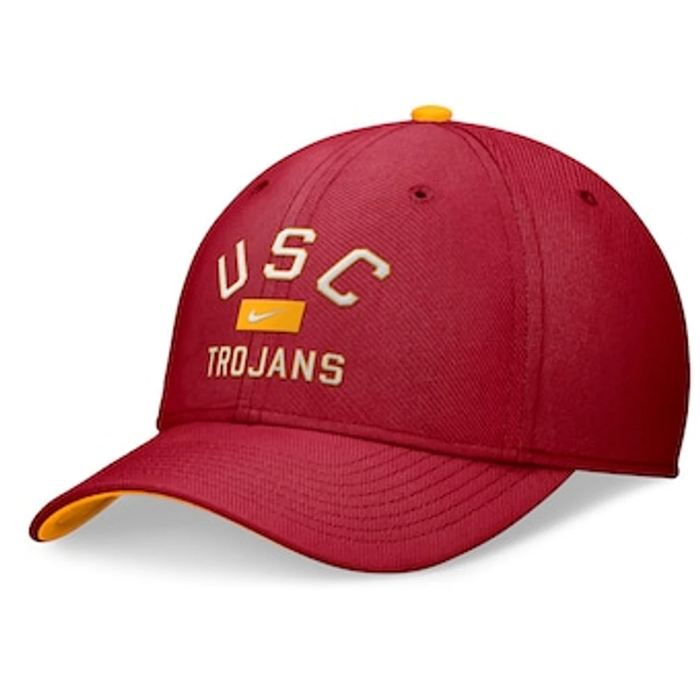 Men's Nike Cardinal USC Trojans Primetime Rise Swoosh Flex Hat