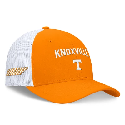 Men's Nike Tennessee Orange/White Tennessee Volunteers Primetime Rise City Trucker Adjustable Hat