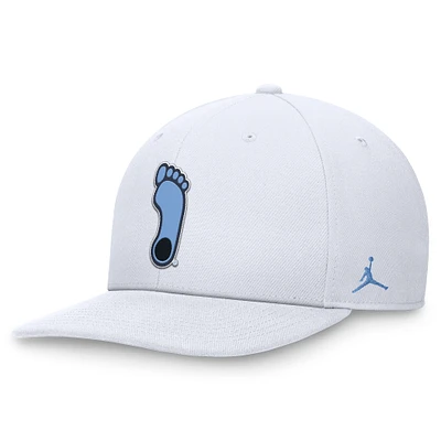 Men's Jordan Brand White North Carolina Tar Heels Primetime Pro Snapback Hat