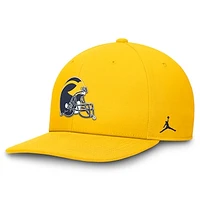 Men's Jordan Brand Gold Michigan Wolverines Primetime Pro Snapback Hat