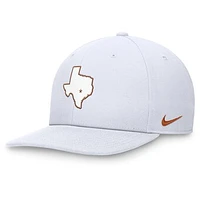 Men's Nike White Texas Longhorns Primetime Pro Snapback Hat