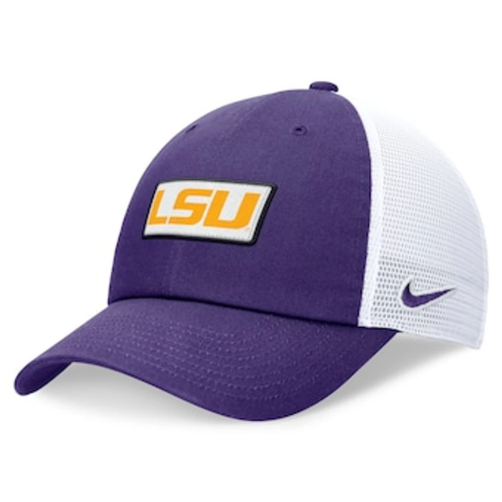 Men's Nike Purple/White LSU Tigers Primetime Club Trucker Adjustable Hat