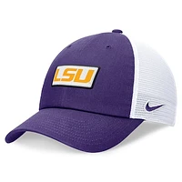 Men's Nike Purple/White LSU Tigers Primetime Club Trucker Adjustable Hat