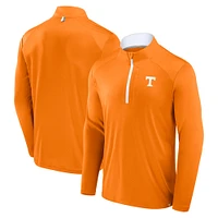 Men's Fanatics Tennessee Orange Volunteers Fundamental Defender Quarter-Zip Jacket