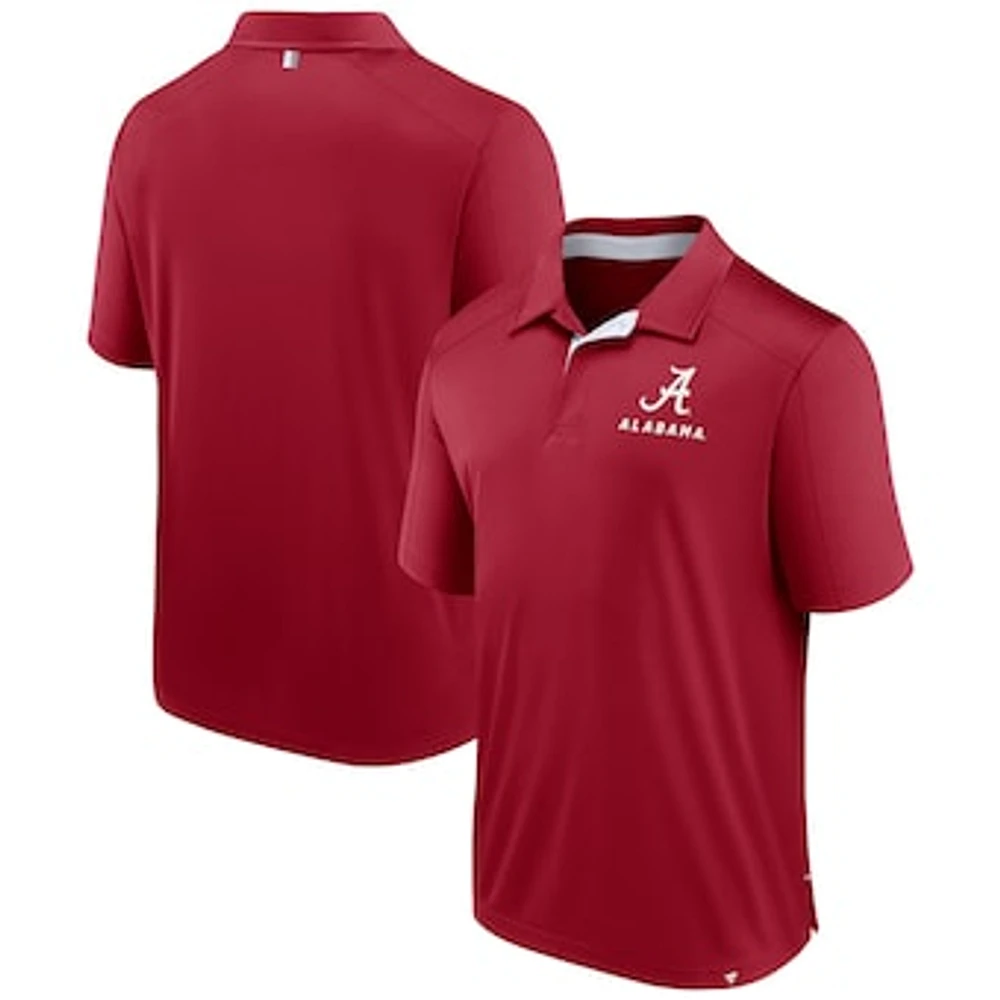 Men's Fanatics Crimson Alabama Tide Fundamental Defender Polo